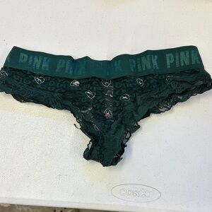 PINK Victoria's Secret Teal Lace Panties